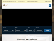 Tablet Screenshot of hotelvillasmiramar.com